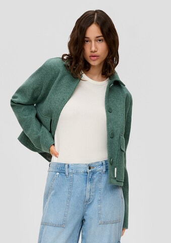 QS Jacke in Grün: Vorderseite