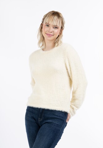 MYMO Sweater in White: front