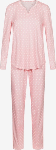 Rösch Pajama ' Mustermix ' in Pink: front