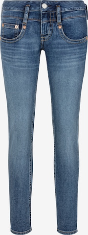 mėlyna Herrlicher Prigludęs Džinsai: priekis