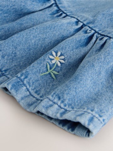 Next Jurk 'Peplum Pinafore' in Blauw