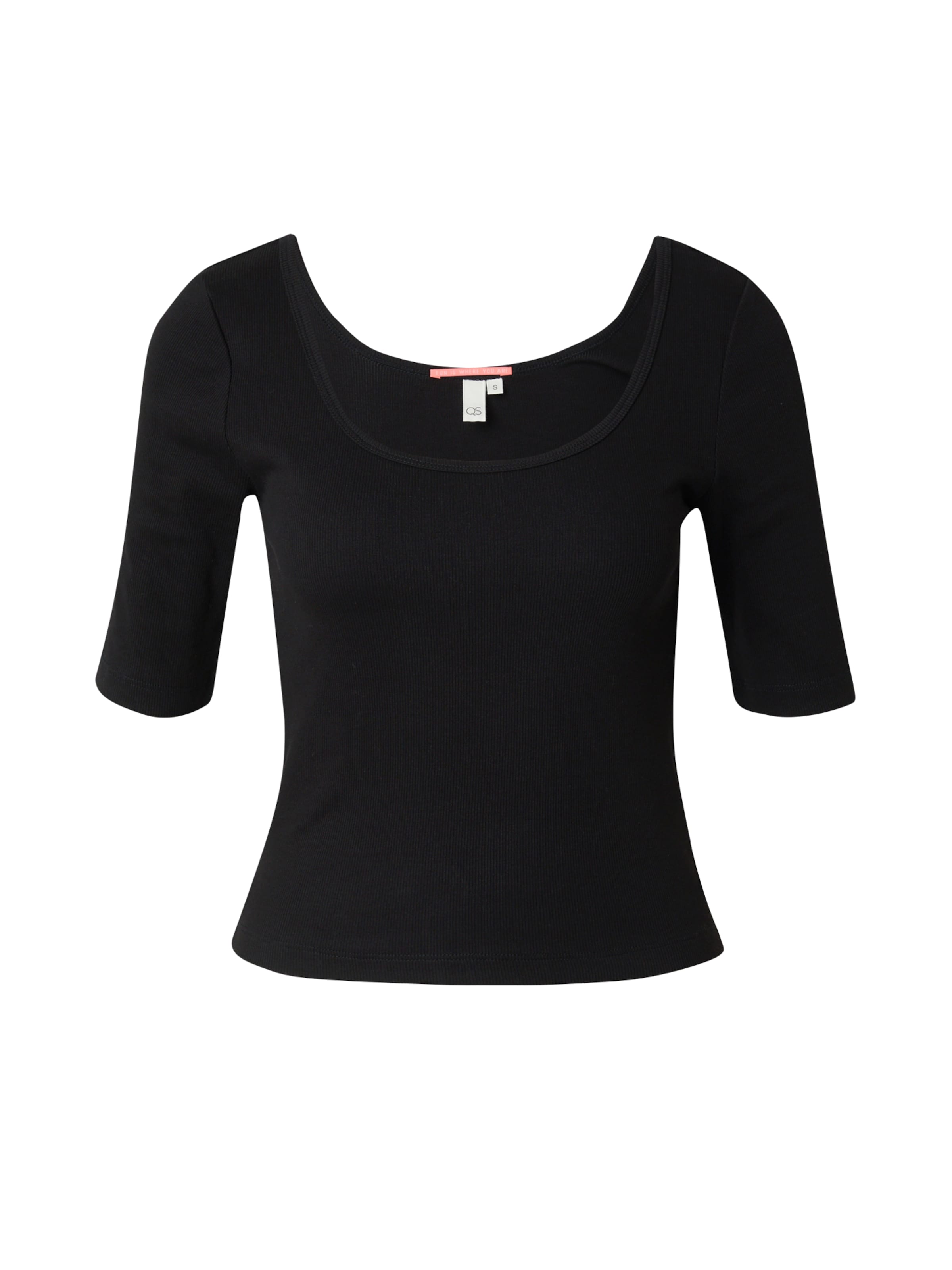 QS Póló - fekete: elől