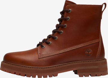 TIMBERLAND Schnürboots in Braun: Vorderseite