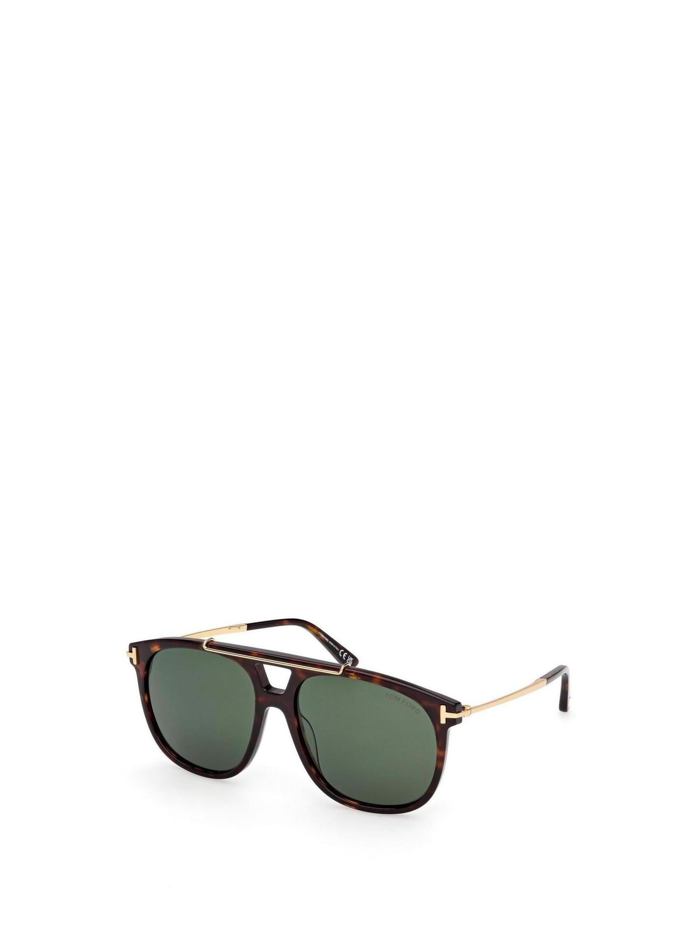 Tom Ford Zonnebril 'FT1306 52N' in Zwart: voorkant