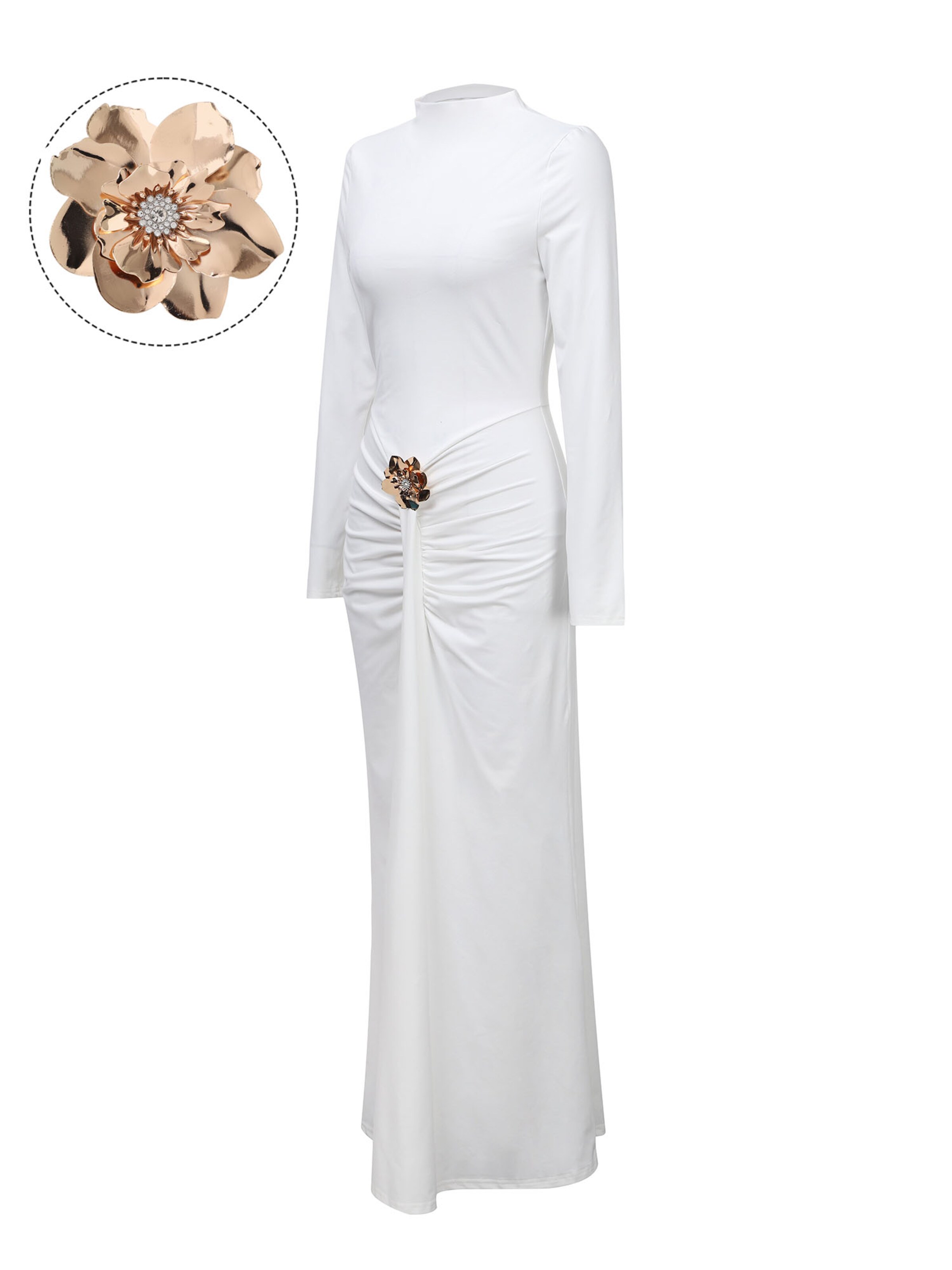LapaPlus Sheath dress in White