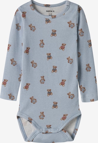 NAME IT Body 'NBMDENKAB' in Blau: Vorderseite