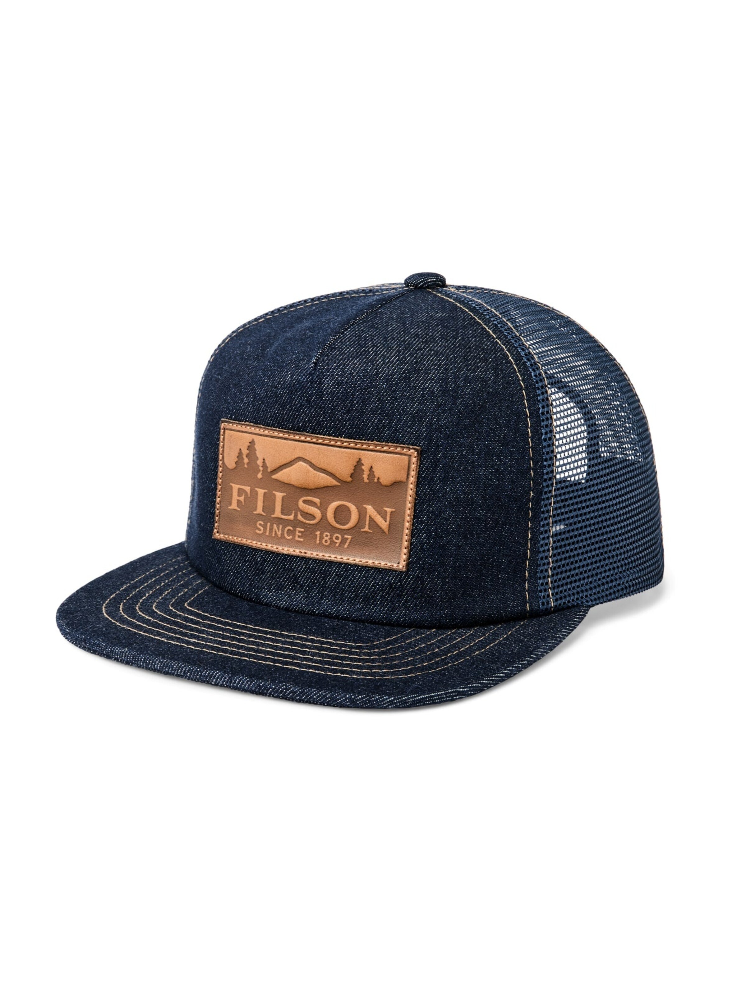 Casquette Filson en bleu : devant