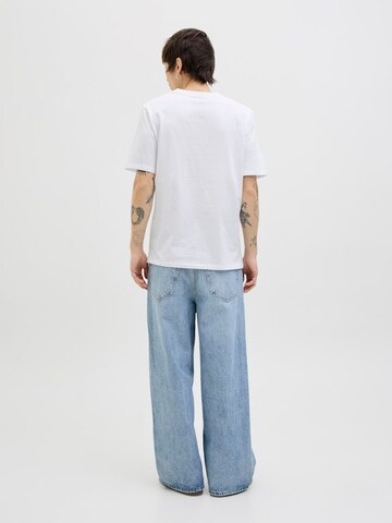 JACK & JONES Bluser & t-shirts 'JORSkull Coast' i hvid