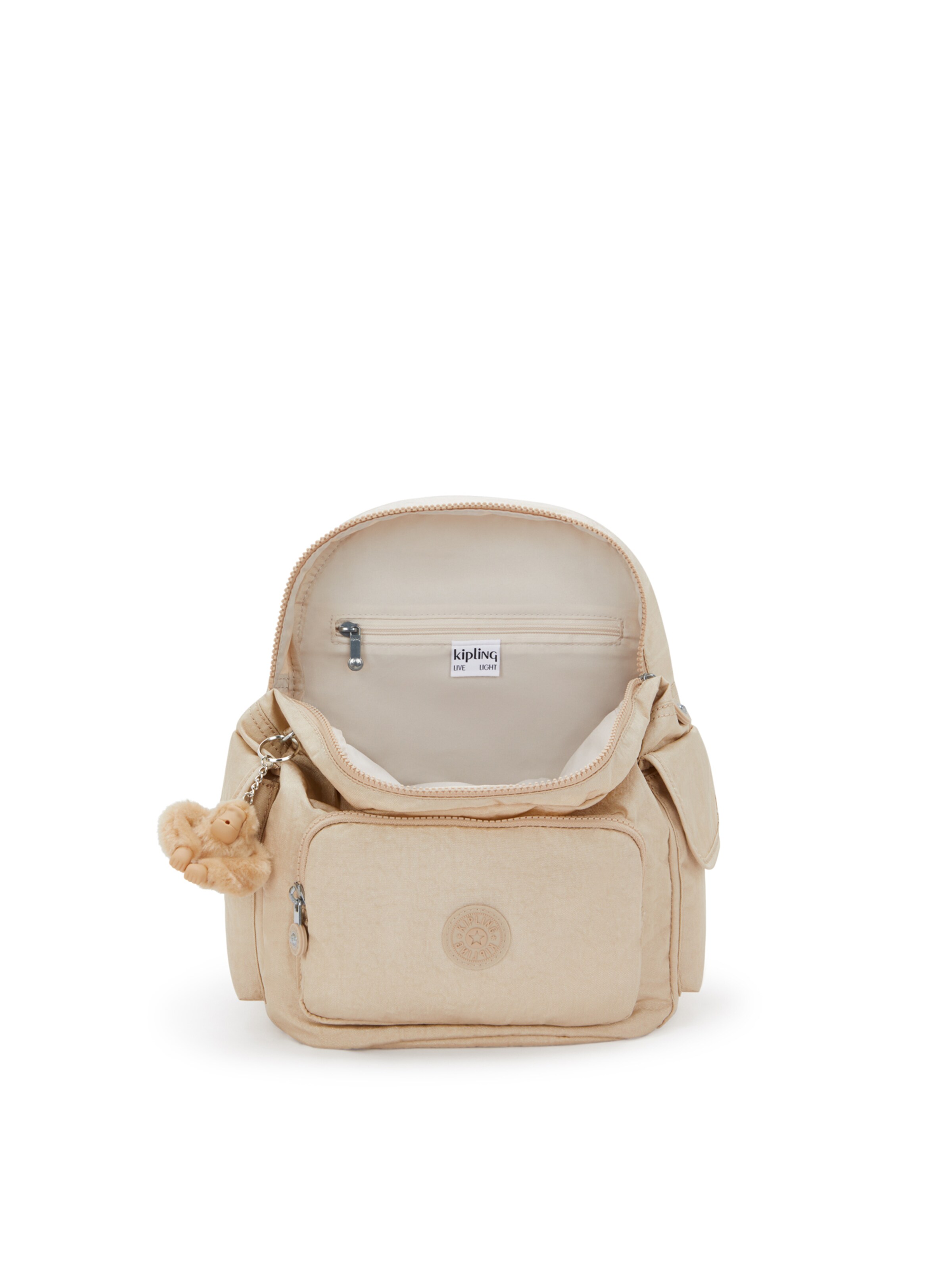 KIPLING Rygsæk 'CITY PACK' i beige