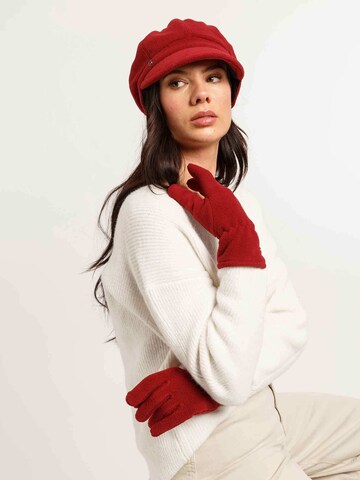 LOEVENICH Full Finger Gloves in Red