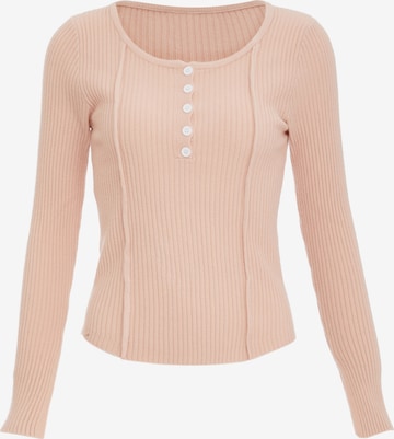 IPARO Sweater in Pink: front