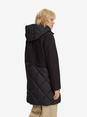 ESPRIT Wintermantel in Schwarz