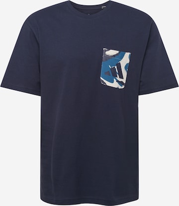 ADIDAS PERFORMANCE Функционална тениска в синьо: отпред