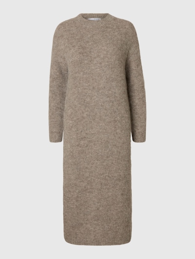 SELECTED FEMME Robes en maille en marron chiné, Vue avec produit