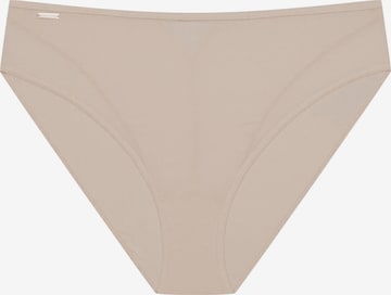 ESOTIQ - Panti 'Taillenslip Blissy, hohe Leibhöhe, Modal Jersey, florales Muster' en beige: frente