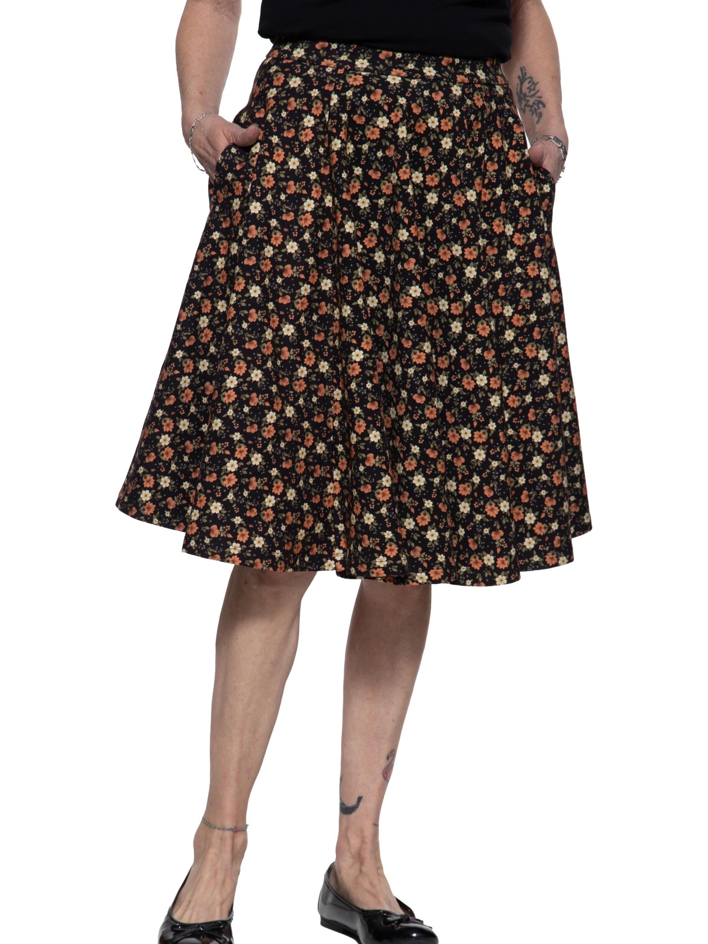 Queen Kerosin Skirt in Brown