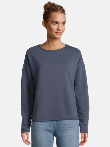 salzhaut Sweatshirt 'Wiede - Koll' in Blauw: voorkant