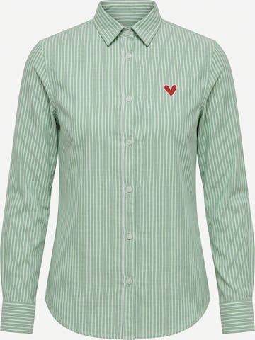 Camicia da donna di Felix Hardy in verde: frontale
