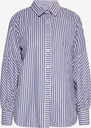 DreiMaster Vintage Bluse in dunkelblau / weiß, Produktansicht