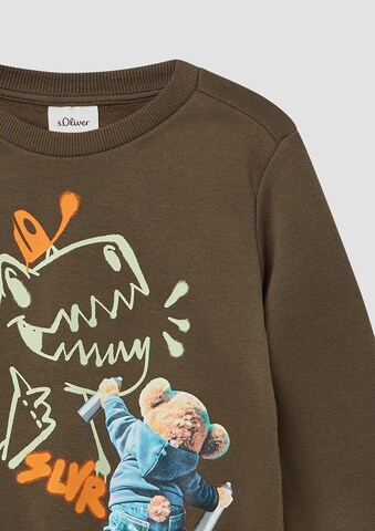 Veste de survêtement s.Oliver en marron