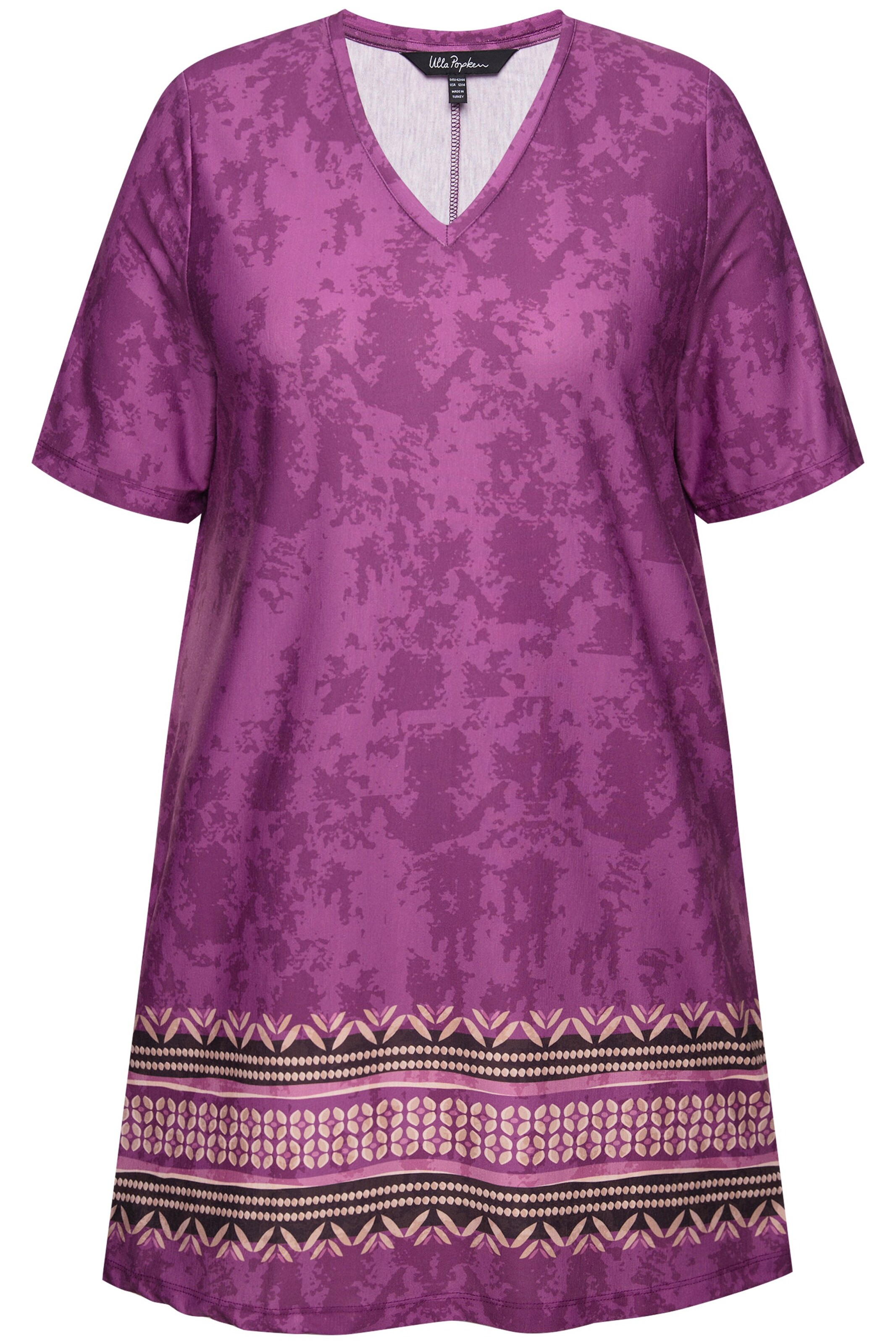 Ulla Popken Shirt in Purple: front