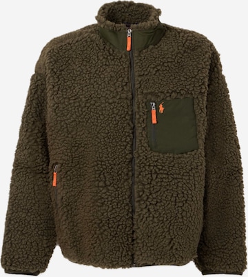Polo Ralph Lauren Fleecetakki värissä vihreä: etupuoli