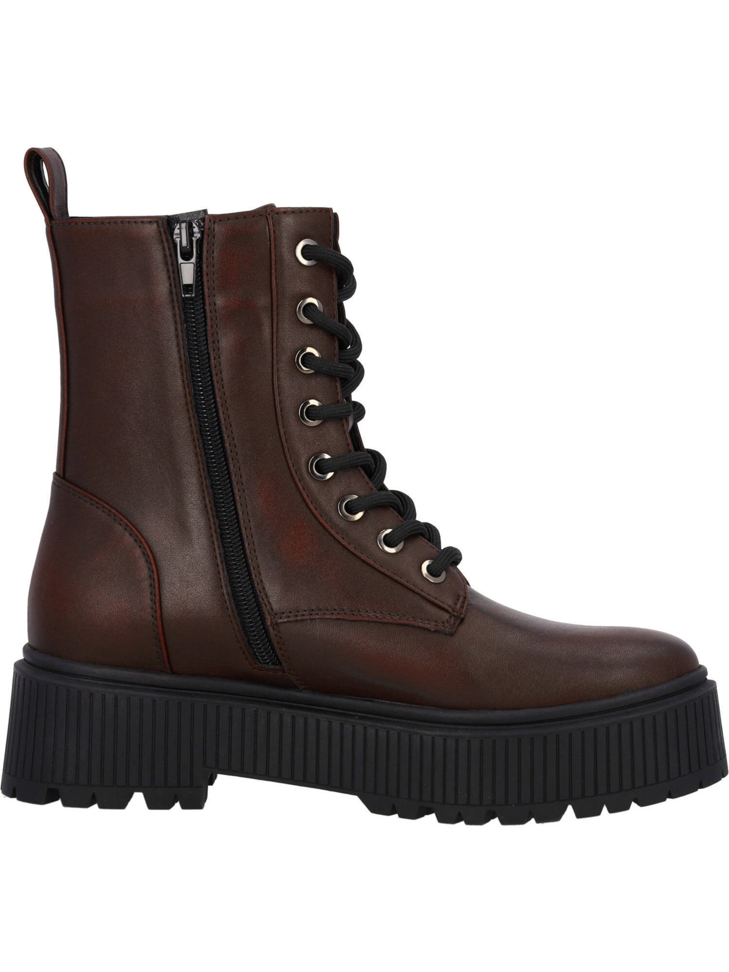 Palado Lace-up bootie 'Leski' in Red