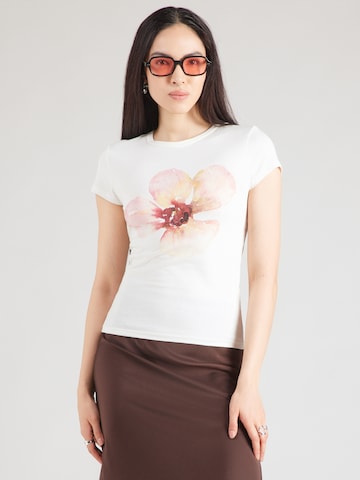 JDY Tričko 'JDYAVA LUCKY' - Biela: predná strana