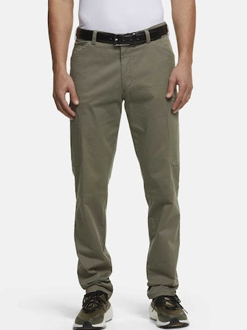 MEYER Slim fit Pants in Green: front