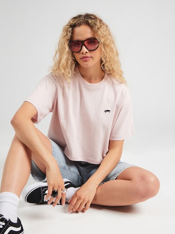 VANS Футболка 'SALTON' в Ярко-розовый: спереди