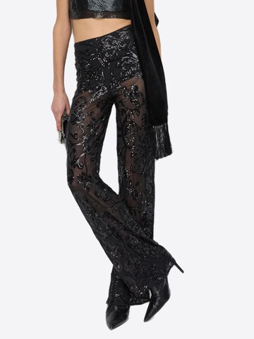 No Matter What Loosefit Broek in Zwart: voorkant