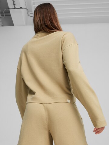 PUMA Athletic Sweatshirt 'BETTER SPORTSWEAR' in Brown