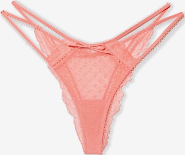 ETAM Thong 'PETRA' in Pink: front