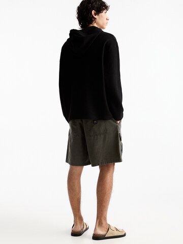 Pull&Bear Loosefit Cargobyxa i grön