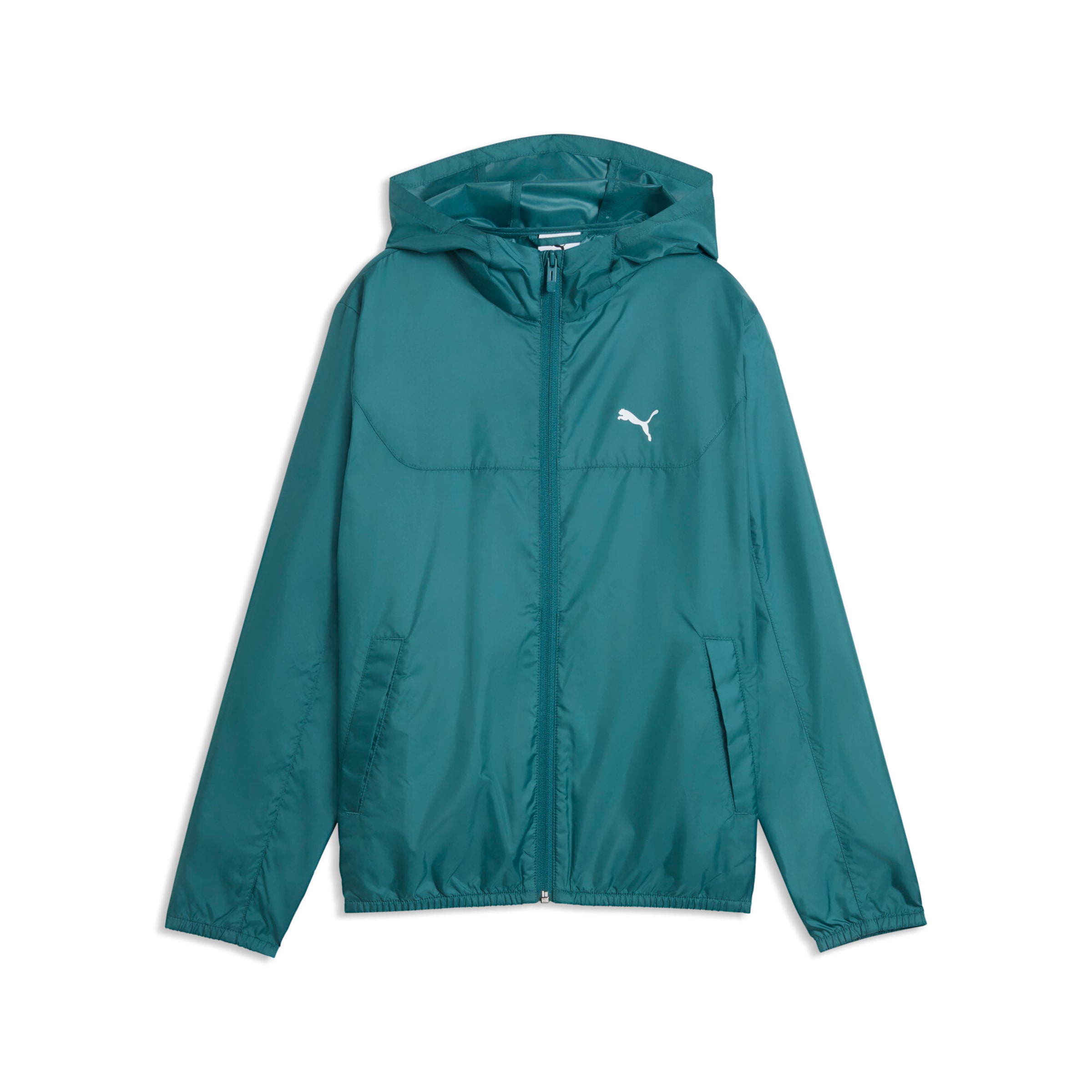 Veste de sport 'Essentials' PUMA en vert : devant