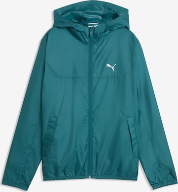 PUMA Athletic Jacket 'Essentials' in Green: front