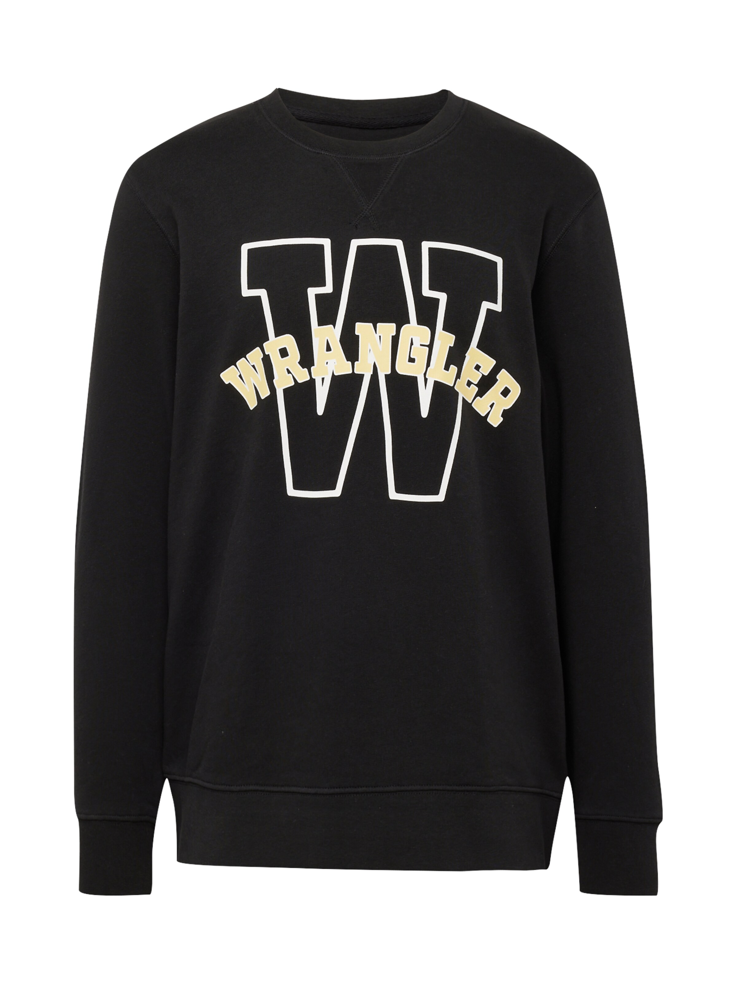 WRANGLER Sweatshirt in Schwarz: Vorderseite