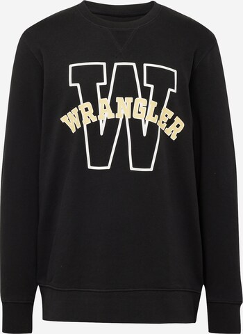 Sweat-shirt WRANGLER en noir : devant