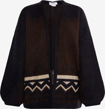 usha FESTIVAL Knit cardigan in Brown: front