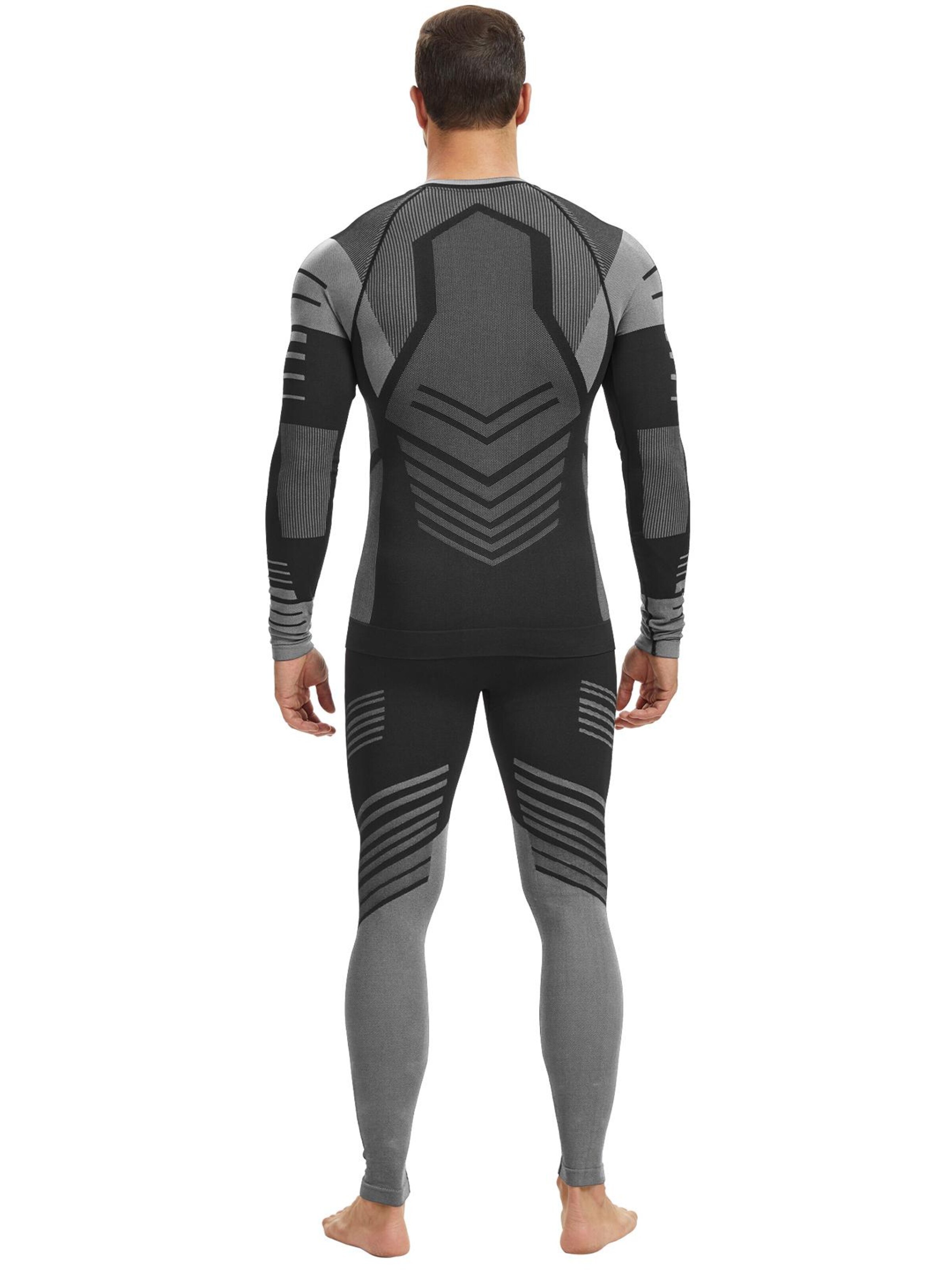 MEETWEE Basislaag 'Seamless Thermal Underwear' in Grijs
