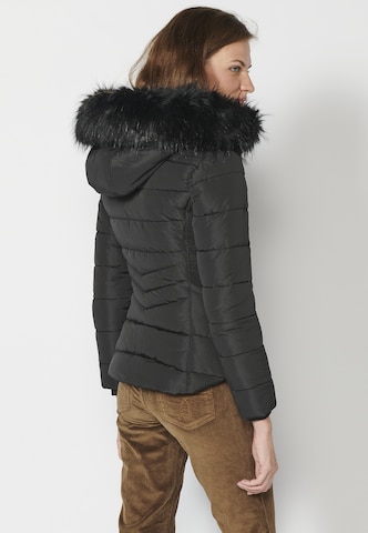 KOROSHI Winterjacke in Schwarz