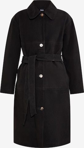 DreiMaster Vintage - Abrigo de entretiempo en negro: frente