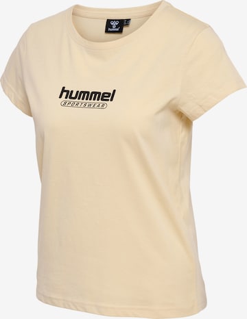 T-shirt fonctionnel 'Booster' Hummel en beige