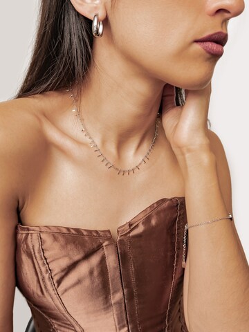 Hey Happiness Necklace 'Bar Drop' in Silver