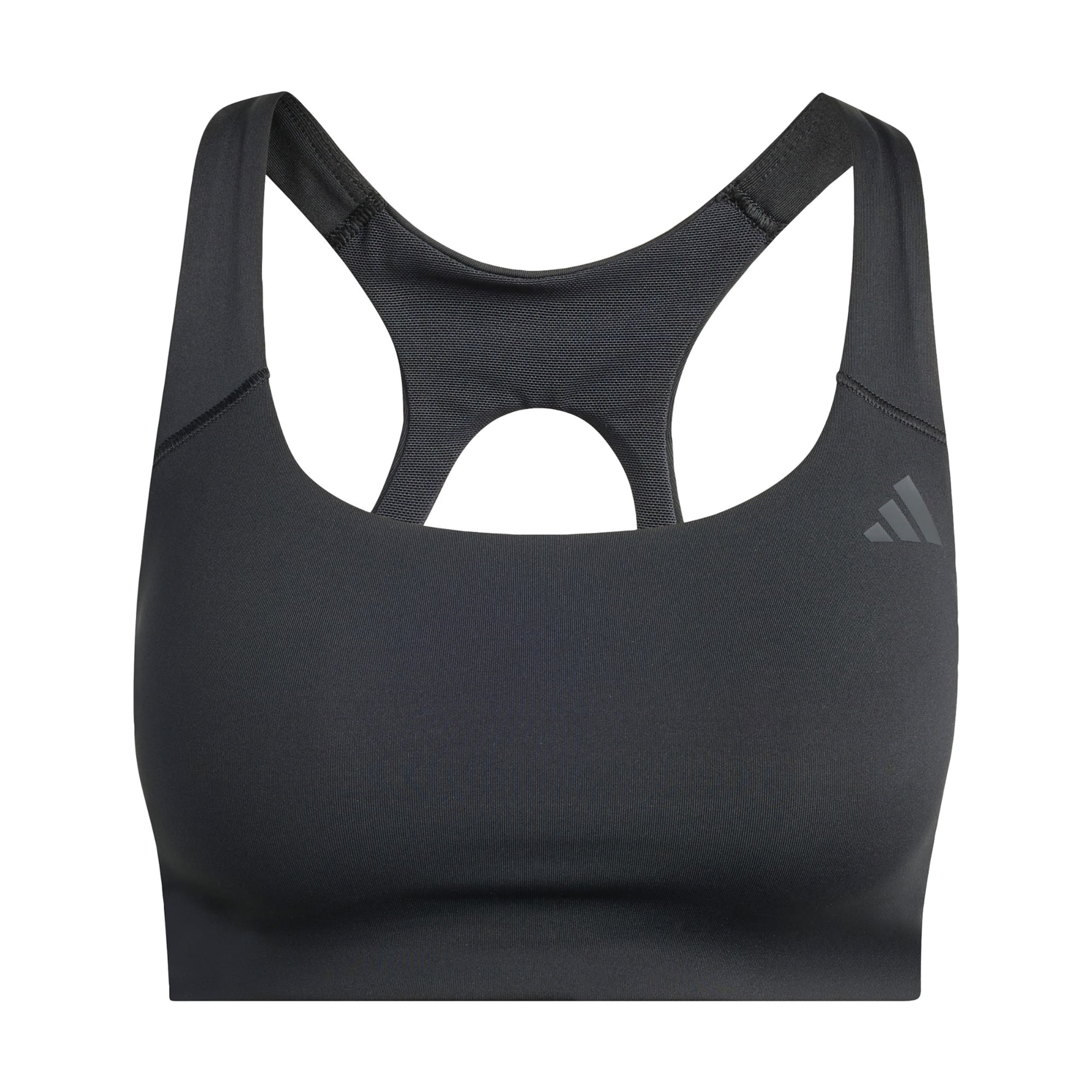 ADIDAS PERFORMANCE - Bustier Sujetador deportivo 'Optime' en negro: frente