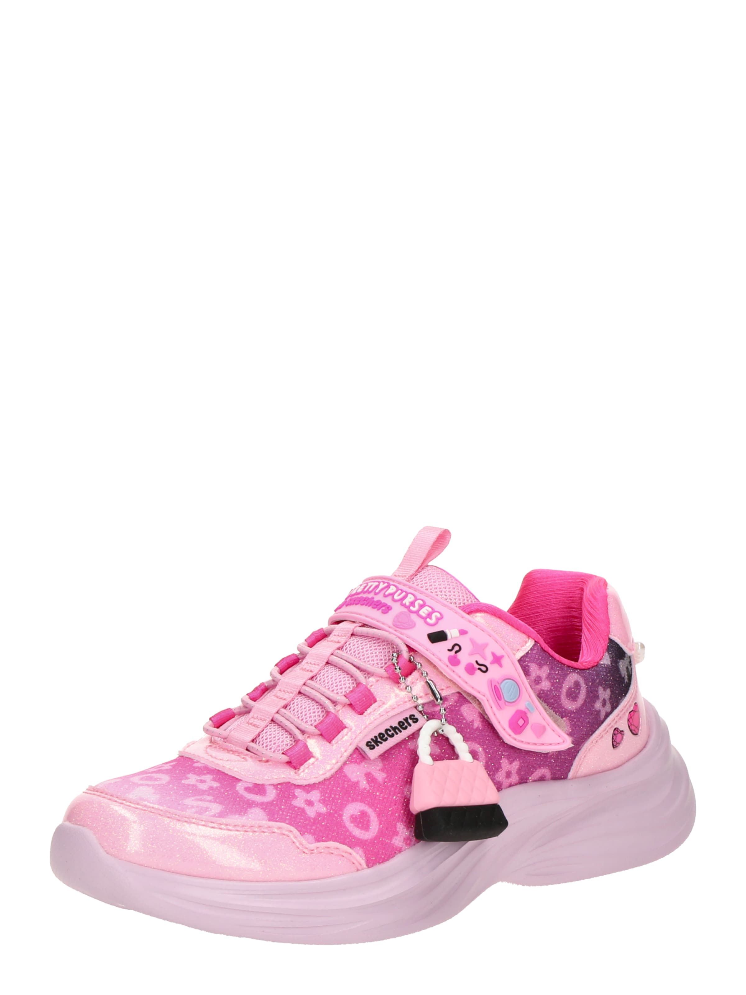 SKECHERS Trainers 'POWER JAMS 2.0' in Pink: front