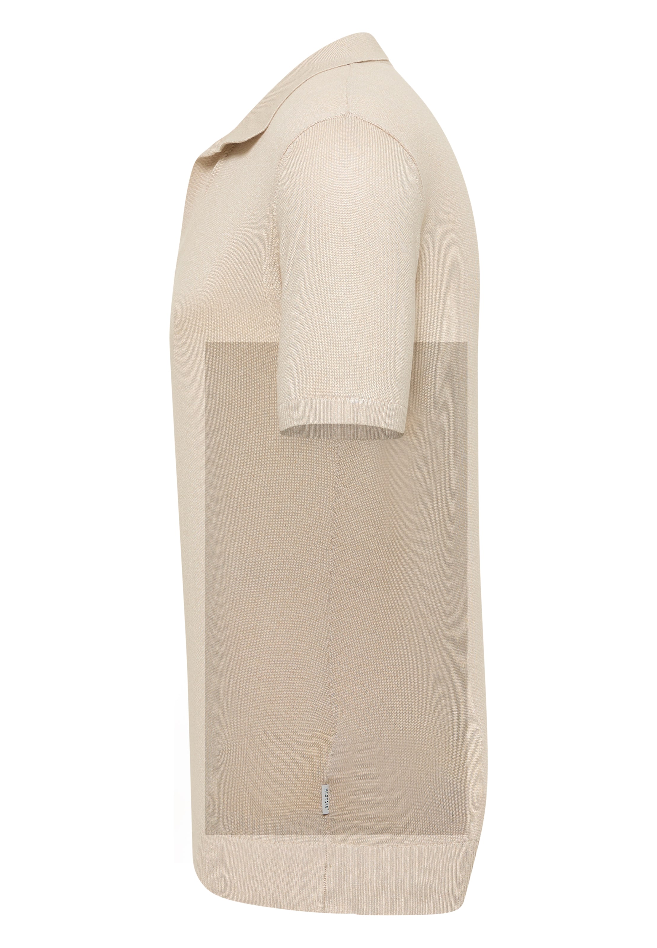 MUSTANG Shirt 'Ennis' in Beige