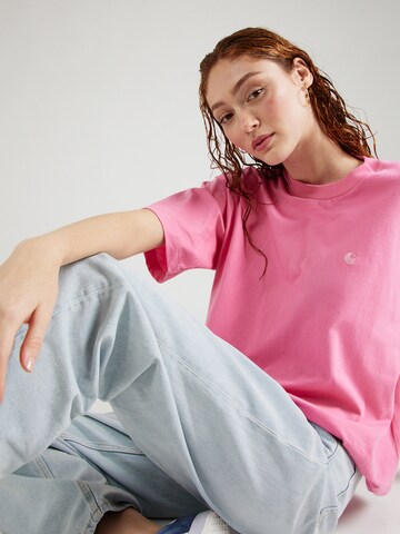 Carhartt WIP Футболка 'Chester' в Ярко-розовый
