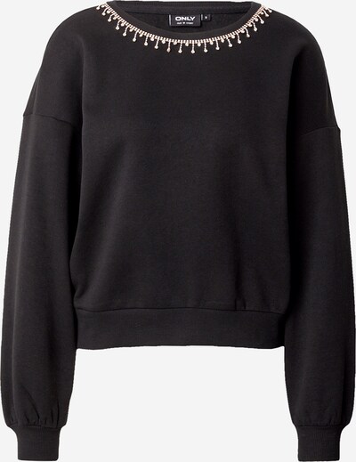 ONLY Sweatshirt 'KARIN' in schwarz / transparent, Produktansicht