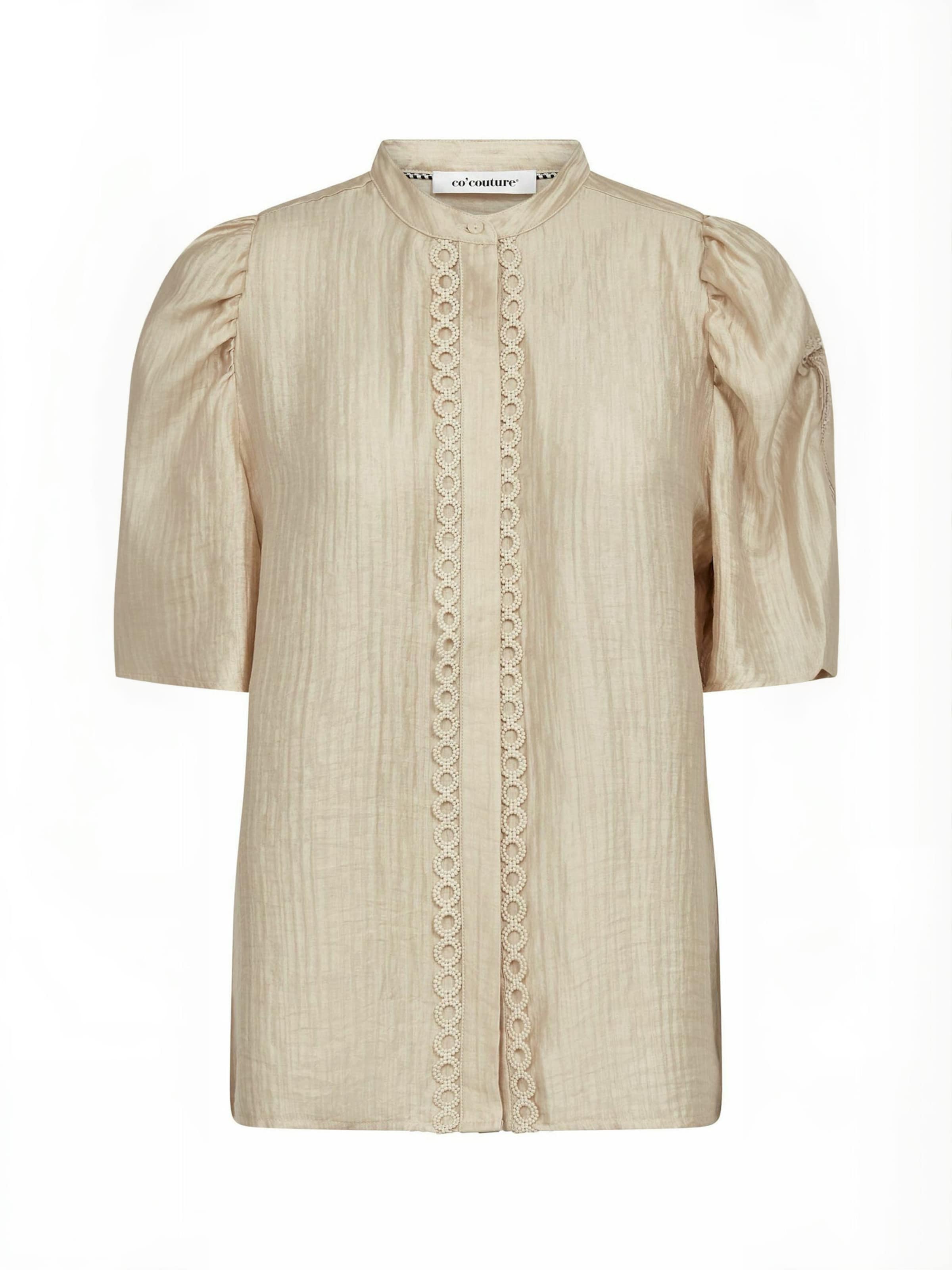 co'couture Shirt ' Tassy ' in Beige: Vorderseite